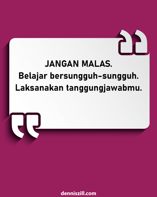 Gambar - 80 Kata Kata Semangat Dalam Bahasa Melayu - Dennis G. Zill